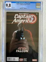 キャプテン・アメリカ：サム・ウィルソン #5 CGC 9.8 1位 ホアキン・トーレス（ファルコン役） Disney+ MCU
