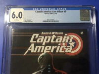 キャプテン・アメリカ：サム・ウィルソン 5 CGC 6.0 初登場 ホアキン・トーレス ファルコン 2016