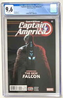 キャプテン・アメリカ サム・ウィルソン 5 CGC 9.6 初版 ホアキン・トーレス演じるファルコン 2016年 初刷