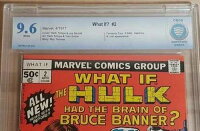 1977年 What If? 2 CBCS 9.6 ハルクがブルース・バナーの脳を持っていた スマートハルク レアカバー