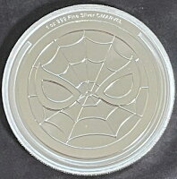 2023 1オンス 999 純銀 マーベル スパイダーマン コイン BU アベンジャーズ スパイダーマン ピーター・パーカー