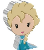 2021年 ちびコイン - ディズニープリンセスシリーズ アナと雪の女王 エルサ 1オンス シルバーコイン