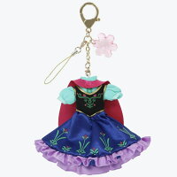 東京ディズニーリゾート アナと雪の女王 アナ 【 ドレス 】 ストラップ キーチェーン ディズニー 通販 おみやげ お土産 無料ギフトラッピング TDR ディズニーランド ディズニーシー キーホルダー アナ雪