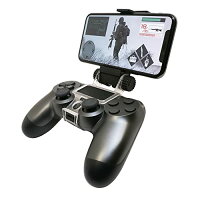 ミヨシ MCO スマートフォン ゲーミング パーツ スマホをPS4?のコントローラーに取り付けられる リモートプレイ ゲームアプリ ブラック GMA-SM01/BK