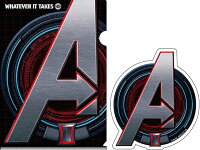 アベンジャーズ エンドゲーム INFINITY SAGA クリアファイル&ステッカーセット(ブラック・ウィドウ) IG-3290