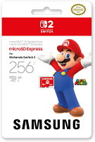 【 任天堂ライセンス商品 】 Samsung microSD Express Card 256GB for Nintendo Switch 2 （ サムスン マイクロSDエクスプレスカード 256GB ） Switch2
