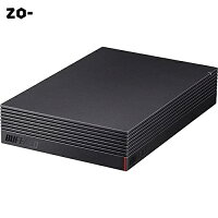 バッファロー CMR HDD採用 外付けハードディスク 4TB テレビ録画/PC/PS4/4K対応 バッファロー製nasne?対応 静音&コンパクト 日本製 故障予測 みまもり合図 HD-ACD4U3